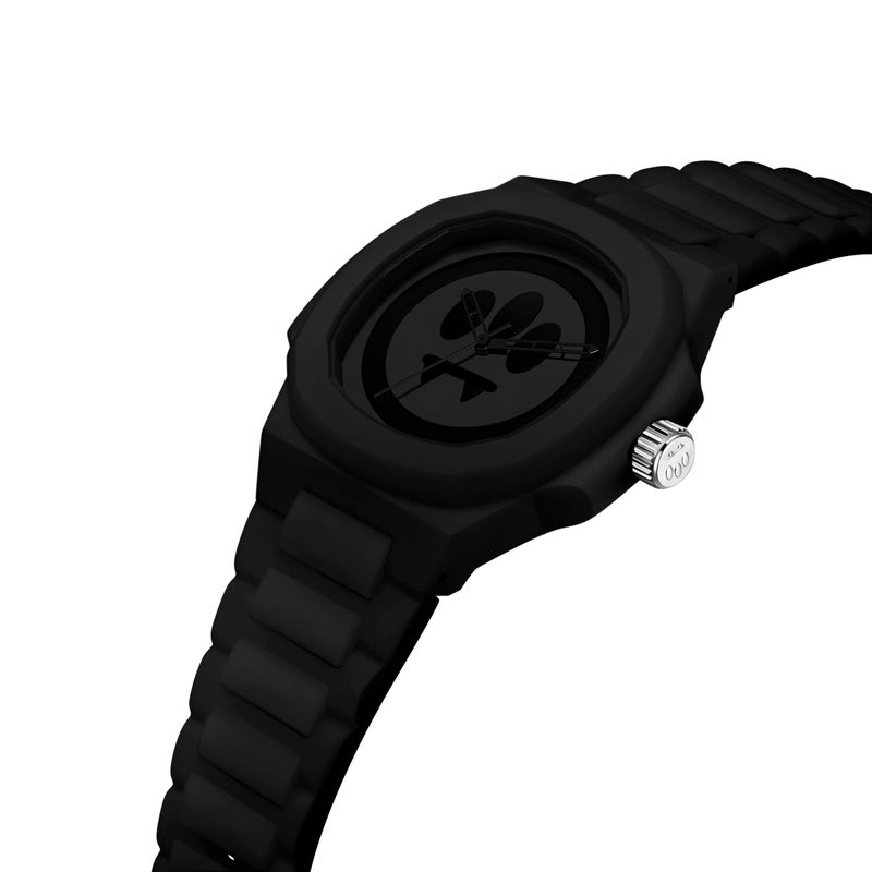 Barrow BWW00002 Black Dial Silicone Strap Watch for Unisex, 48mm - Image 2